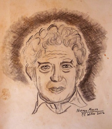 Norman Mailer graphite